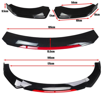 For Mini Cooper Front Bumper Lip Spoiler Splitter Body Kit Side Skirt Rear Lip