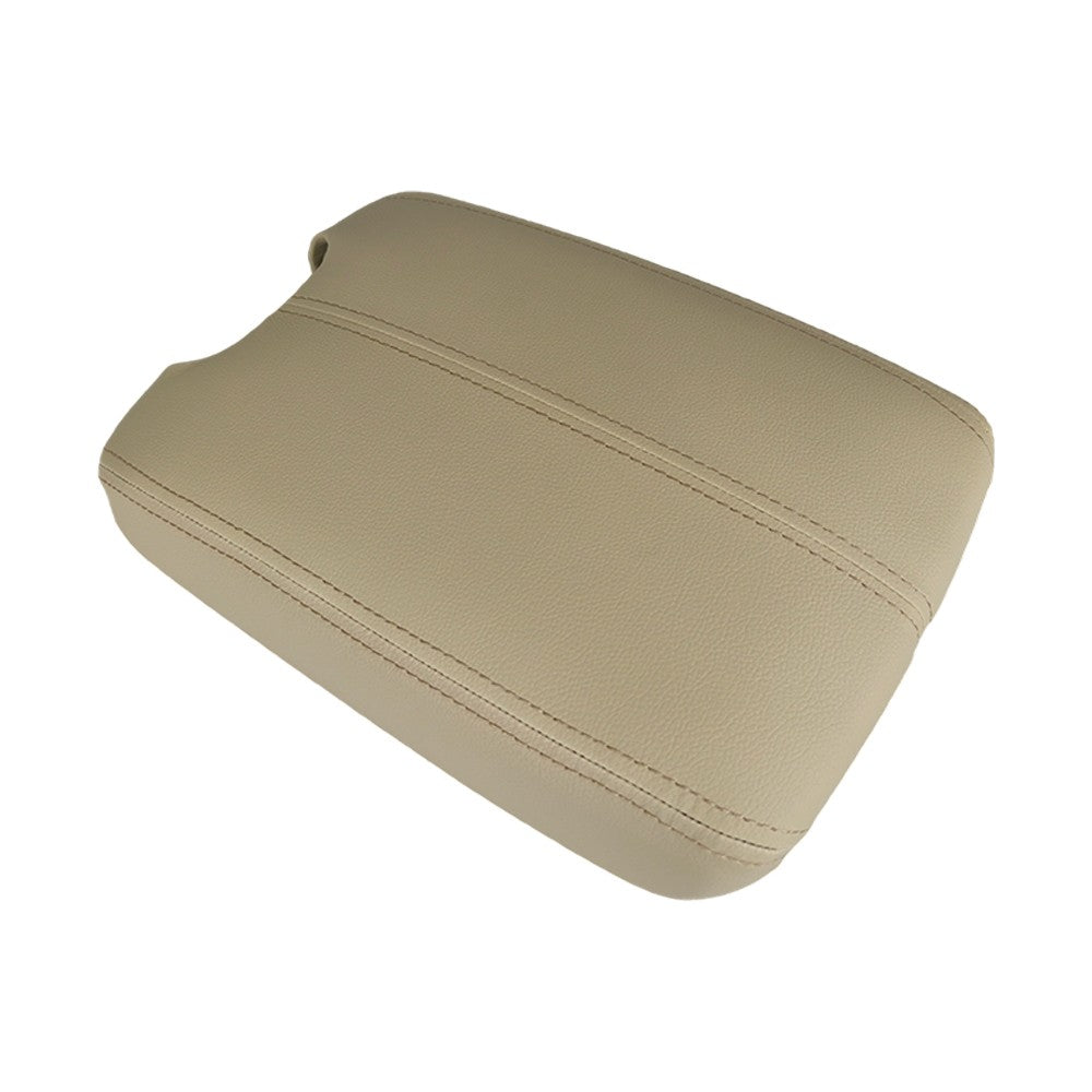 Door Armrest Hand Leather Arm Rest Cover & Base Lid Beige For Honda Accord 08-12
