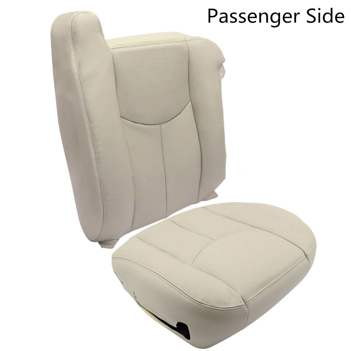 Passenger Bottom Top Leather Seat Covers for 2003 2006 for Chevy Tahoe