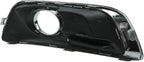 Fog Lamp Hood Left Fog Lamp Bezel Black Set For 13-16 Chevrolet Malibu GM1038136