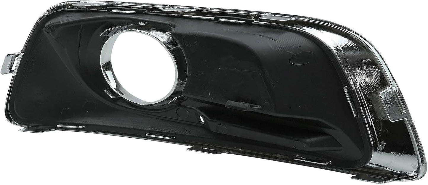 Fog Lamp Hood Left Fog Lamp Bezel Black Set For 13-16 Chevrolet Malibu GM1038136