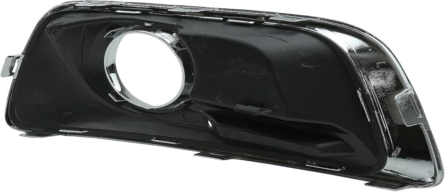 Fog Lamp Hood Left Fog Lamp Bezel Black Set For 13-16 Chevrolet Malibu GM1038136