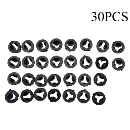30x Grille & Side Market Light Grommet Retainer Clip For Toyota Screw Grommet