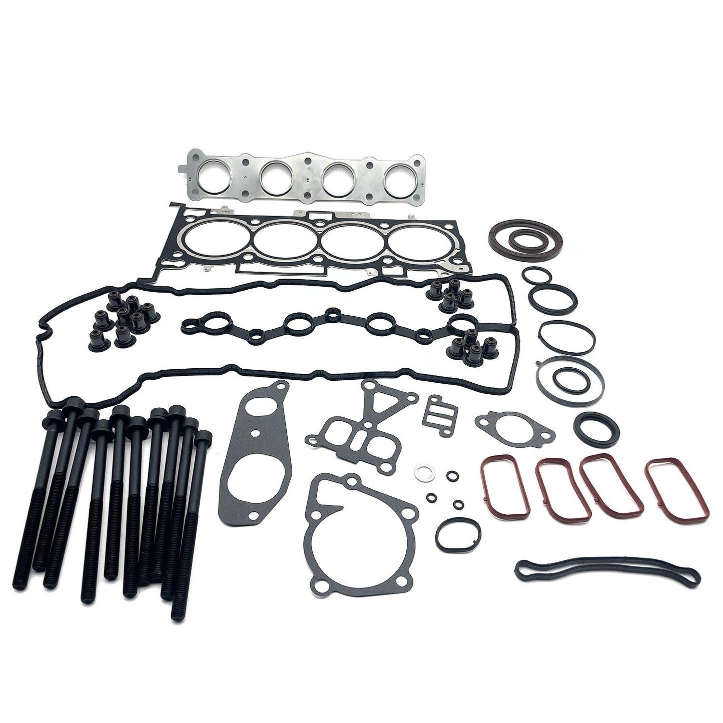 For Hyundai Sonata KIA Forte Soul 2.0L Engine Gasket Seal Kit w/ Head Bolts G4KH