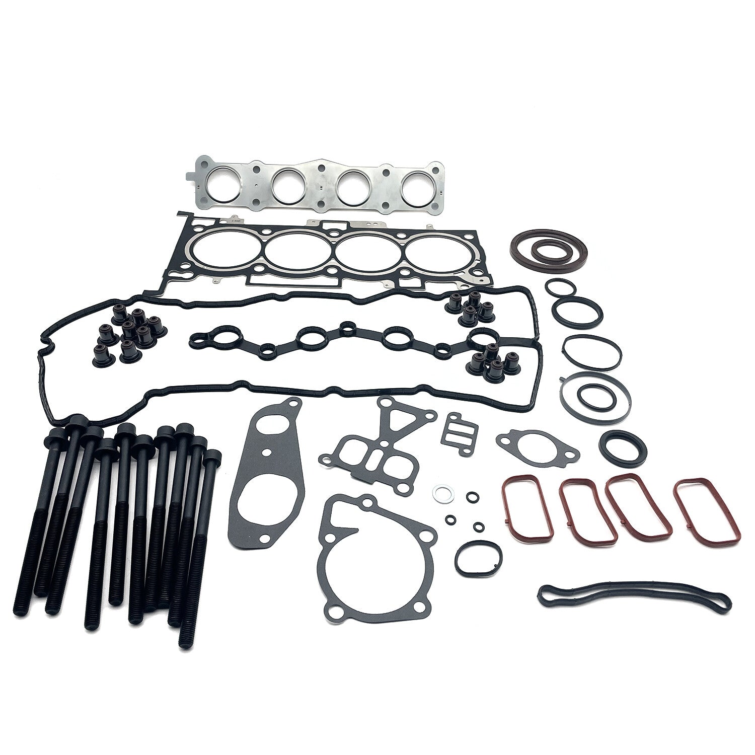 For Hyundai Sonata KIA Forte Soul 2.0L Engine Gasket Seal Kit w/ Head Bolts G4KH