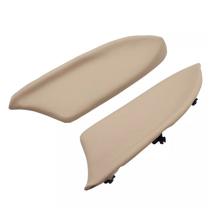 Pair Fit For Honda Accord 2008-12 Door Panels Armrest Cover Leather Beige LH +RH
