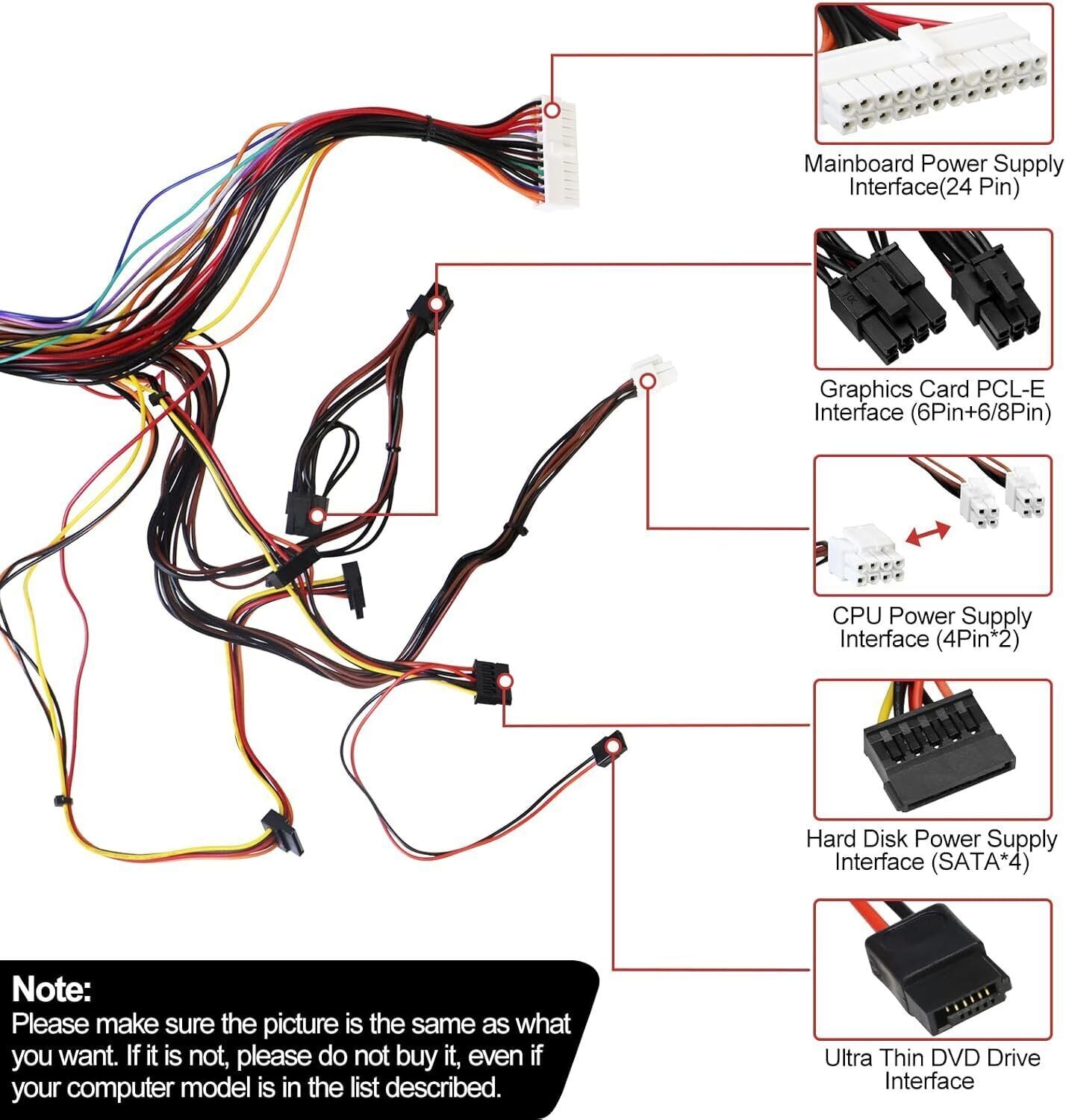 For DELL XPS 8910 8920 8300 8900 8700 8500 R5 D460AM-03 PSU Power Supply 460W US