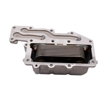 New For Perkins 1104 series Caterpillar CAT C4.4 Oil Cooler Core+Housing+ Gasket