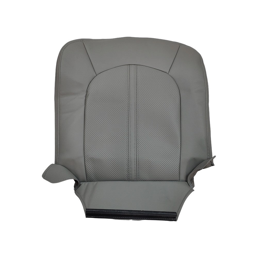 Front Driver Bottom Top Leather Seat Cover Gray For 2008 - 2013 Cadillac CTS