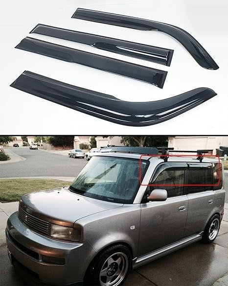 For 2003-2007 Scion XB Rain Guard Window Visor Vent Deflector M Style