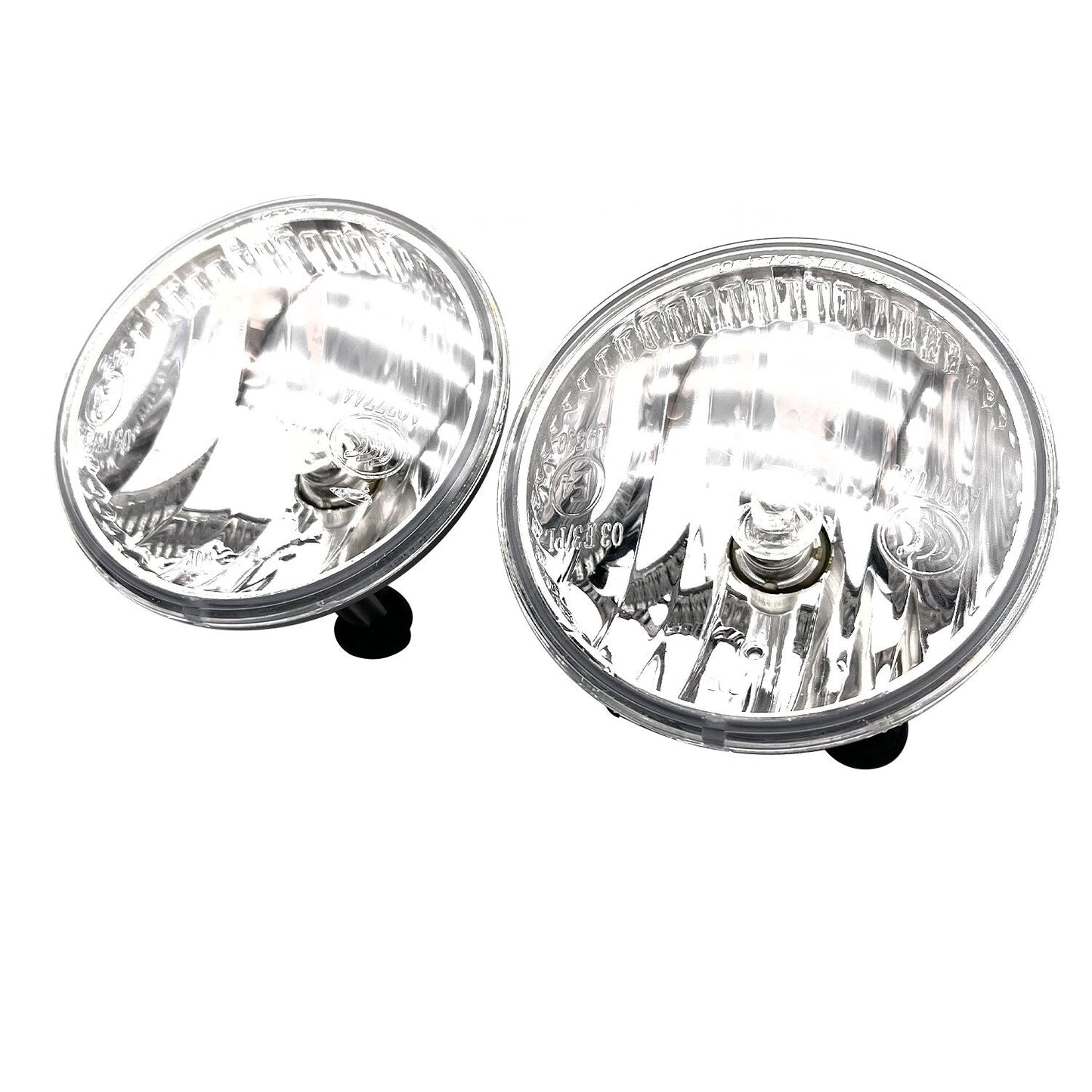 Set of 2 Clear Lens Fog Light For 2011-2017 Jeep Patriot LH & RH Lamps w / Bulbs