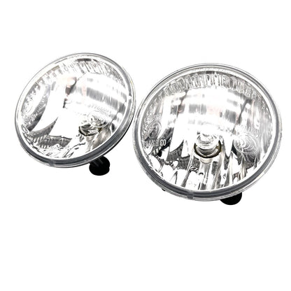 Set of 2 Clear Lens Fog Light For 2011-2017 Jeep Patriot LH & RH Lamps w / Bulbs