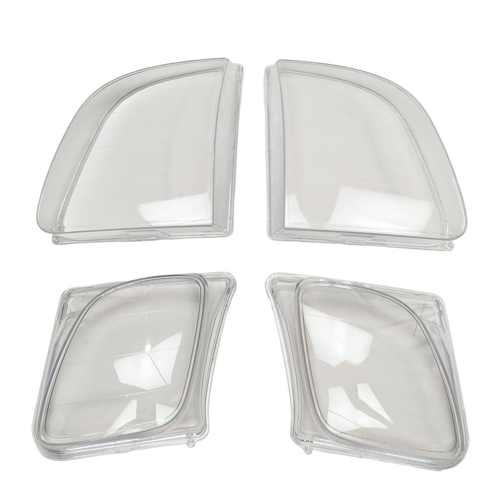 For Lexus LX470 1998-2007 1 Pair Front Headlight Clear Lens Housing + Seal Glue