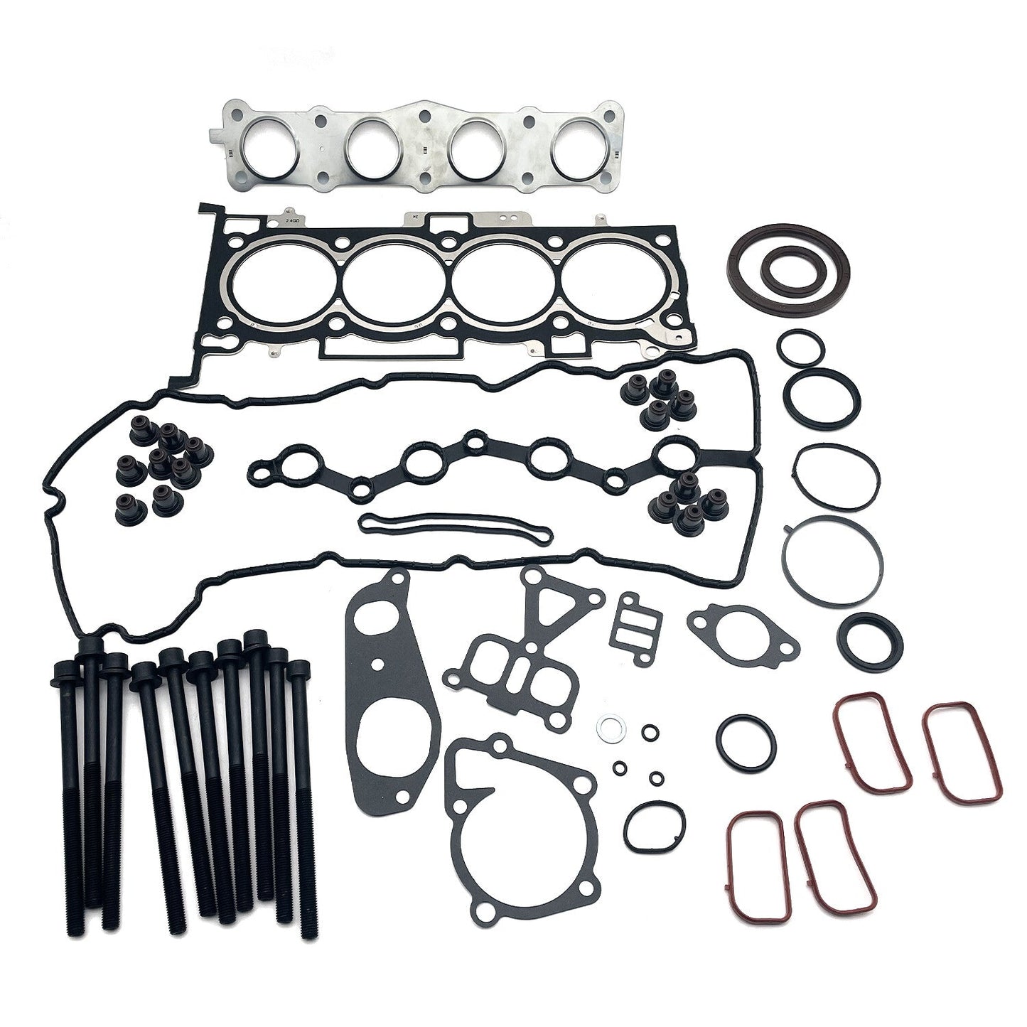For Hyundai Sonata KIA Forte Soul 2.0L Engine Gasket Seal Kit w/ Head Bolts G4KH