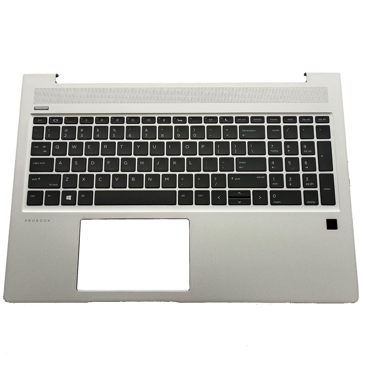 New Silver Palmrest w/ Backlit Keyboard L45090-001 For HP ProBook 450 G6 450 G7