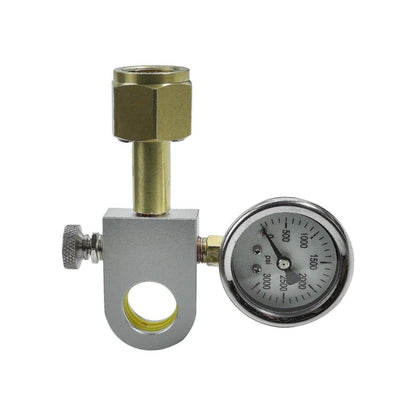 CO2Filling Adapter with Pressure Gauge the Carbonator Soda Replenishment Adapter