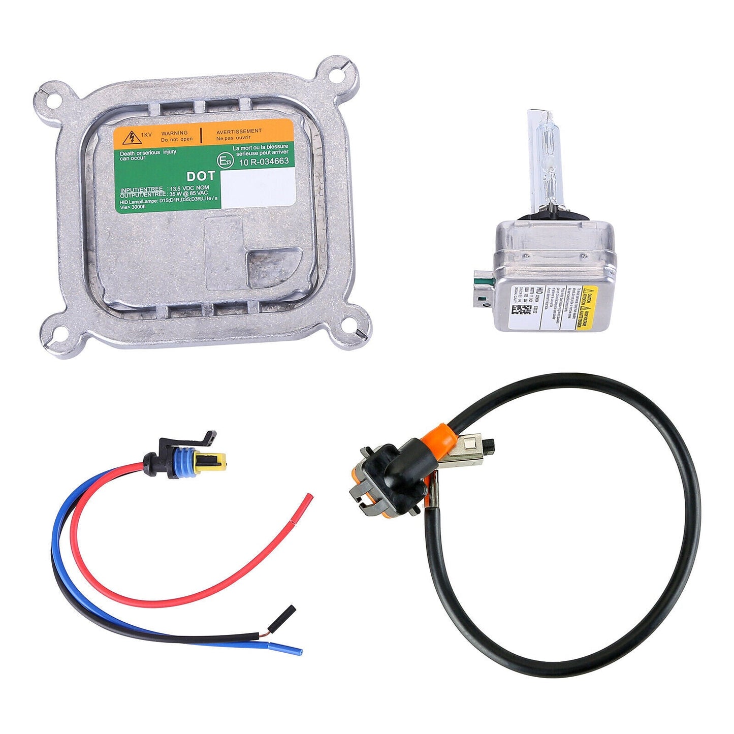 For Ford Mustang Xenon Ballast & D3S Bulb Kit Control Unit Computer 2010-2019 US