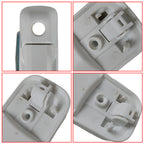 Set of 4 Bright White Door Handles For Dodge Ram 1500 2500 3500 2012-2018