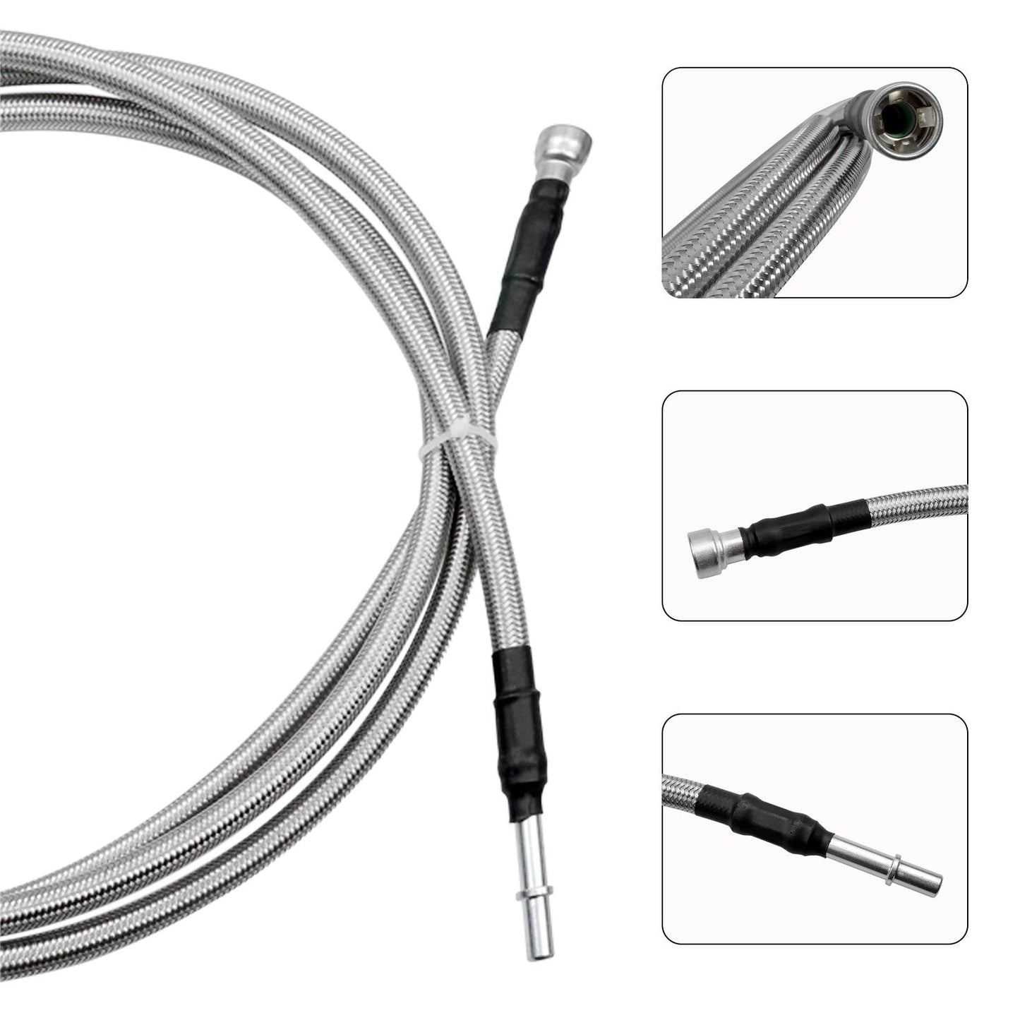 Flexible Stainless Steel Braided Fuel Line Kit For Chevrolet Silverado 1500 2500