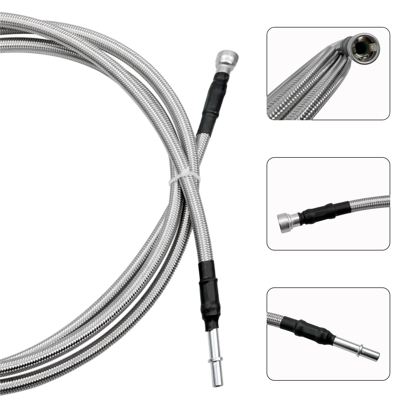 Flexible Stainless Steel Braided Fuel Line Kit For Chevrolet Silverado 1500 2500