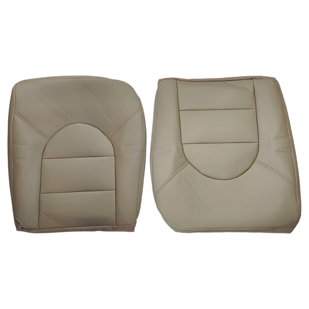 Driver & Passenger Side Bottom Seat Covers For 1999 2000 Ford F250 F350 Lariat
