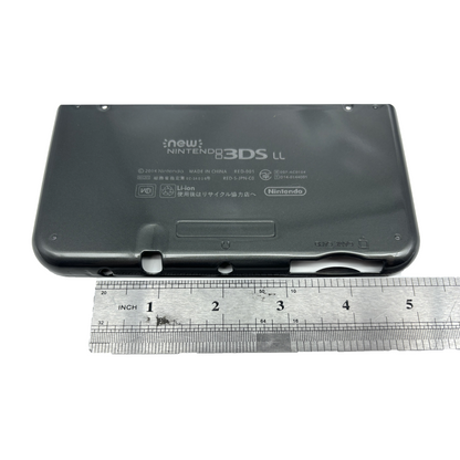 Black Housing Shell Front Back Case Top+ Bottom Cover For New Nintendo 3DS LL