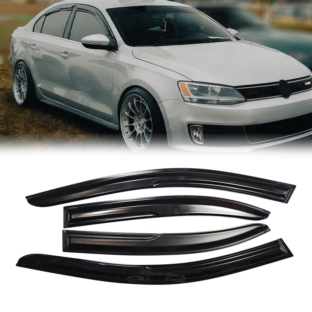 For Volkswagen VW Jetta 2011-2018 Side Window Vent Visor Rain Deflector Guard