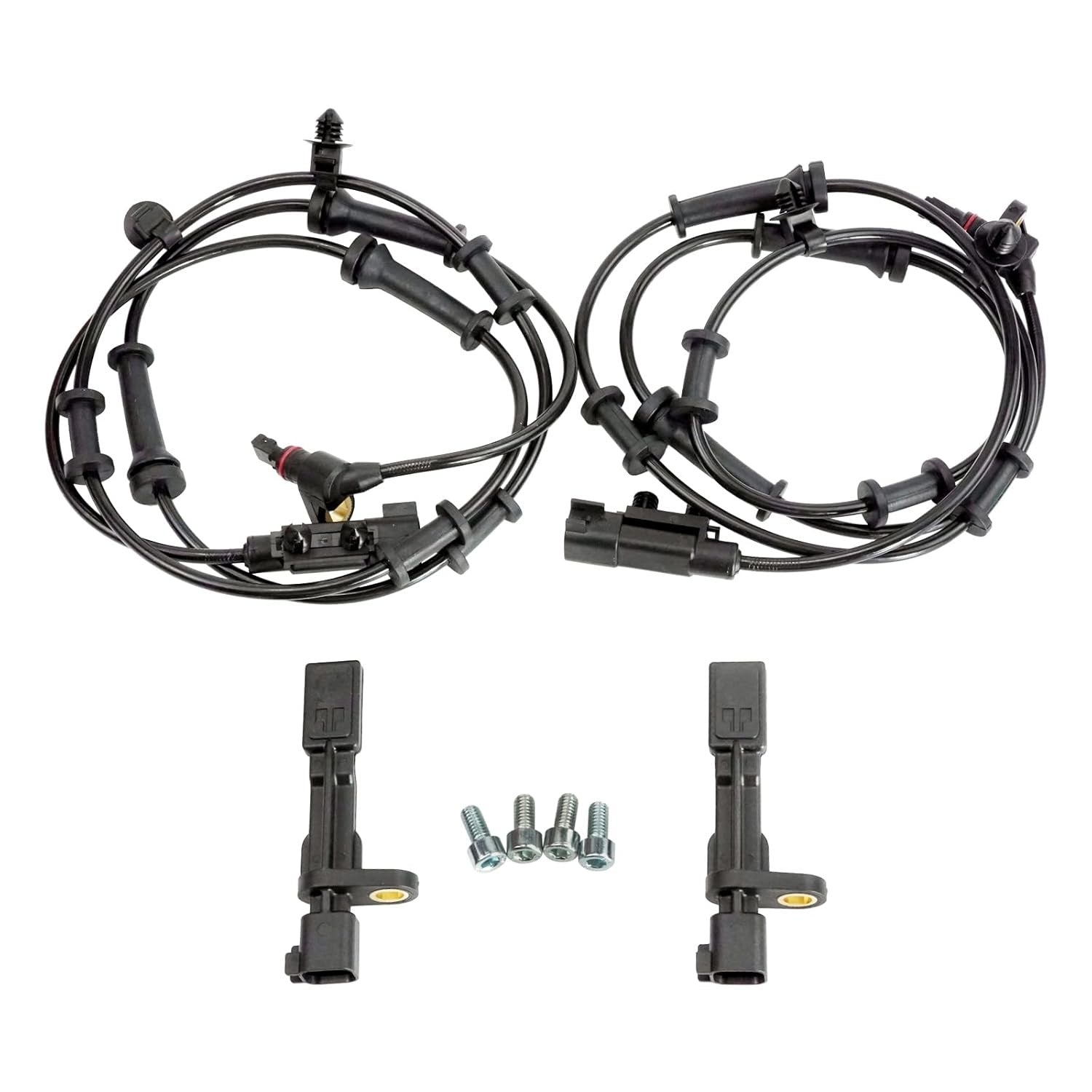 4PCS Front and Rear ABS Wheel Speed Sensor 68003281AA For JEEP Wrangler 12-17