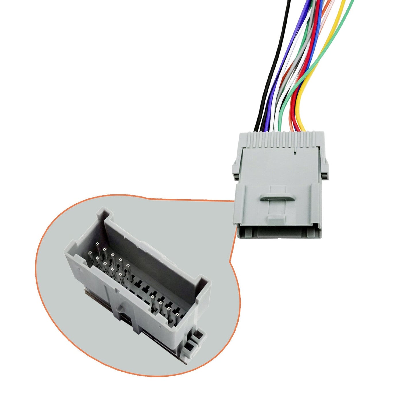 Stereo Wiring Harness W/Antenna Plug to Radio Connector kit For 2003-06 Chevry