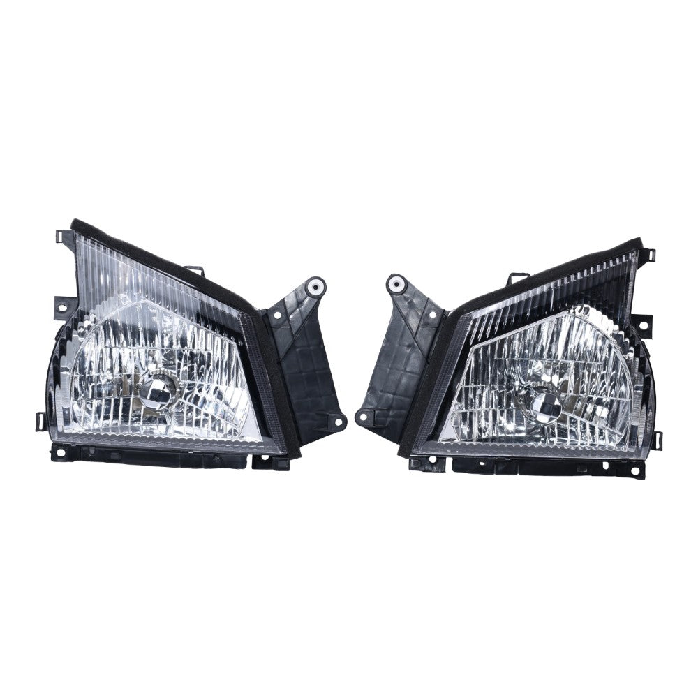 Headlights+Corner Lights Set 4PCS For 2004-2007 Isuzu NPR NQR 05-07 GMC W-4500