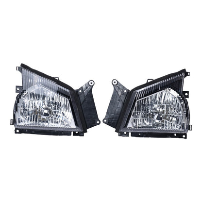 Headlights+Corner Lights Set 4PCS For 2004-2007 Isuzu NPR NQR 05-07 GMC W-4500