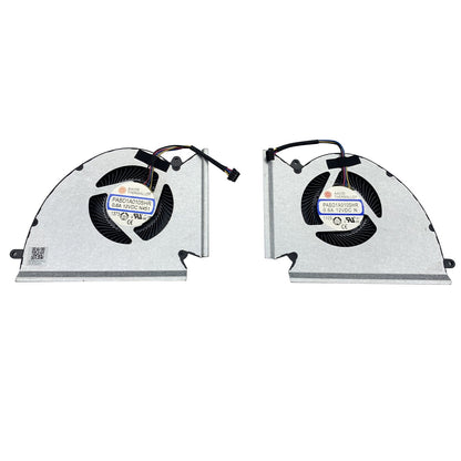 New CPU+GPU Cooling Fan For MSI GP76 GE76 WE76 MS-17K2 MS-17K3 PABD1A010SHR N452