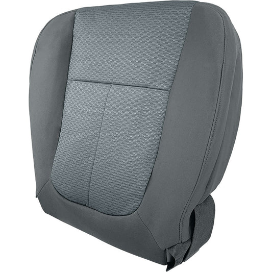 Driver Bottom & Top Cloth Seat Cover Gray Fit For 2011-2014 Ford F150 STX XL XLT