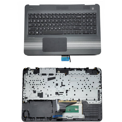 New Palmrest Backlit US Keyboard Touchpad For HP Pavilion 15-AU 15-AW 856035-001