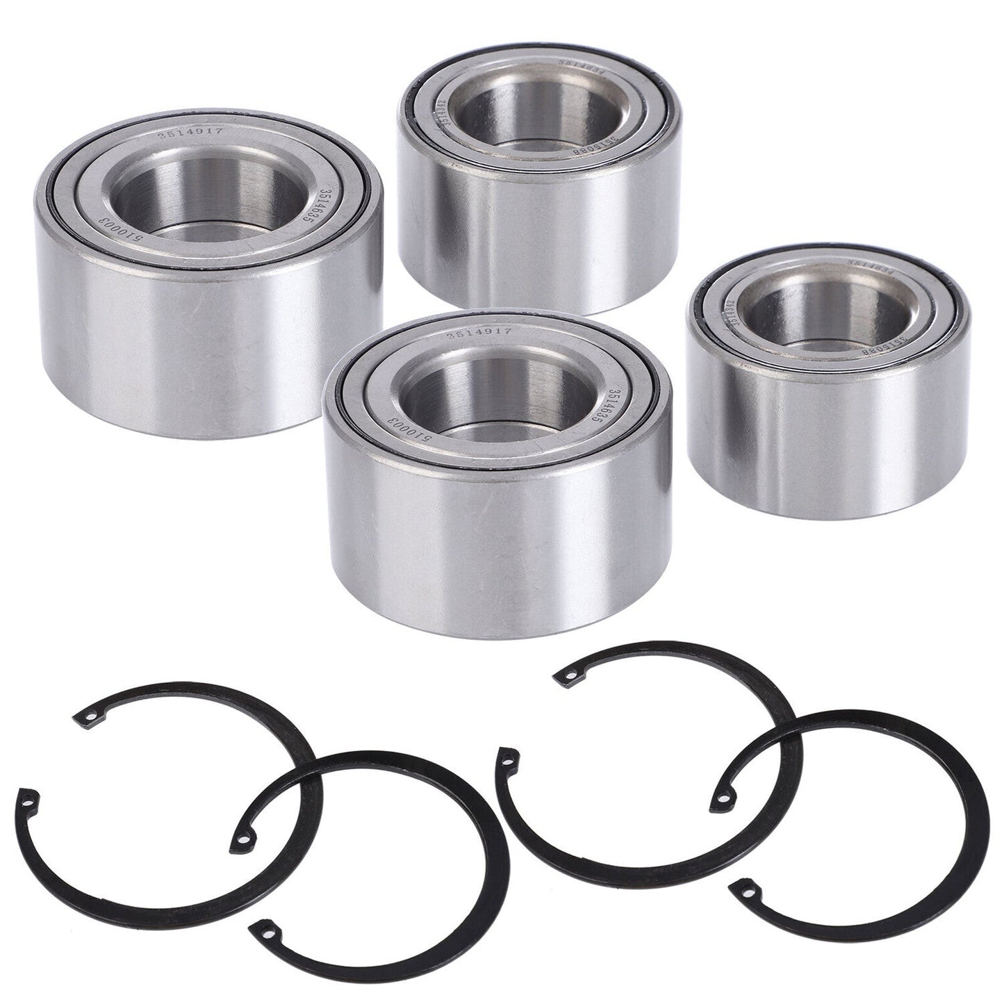 Front & Rear Wheel Bearings For Polaris Ranger 400 425 500 570 700 800 ETX EV TM