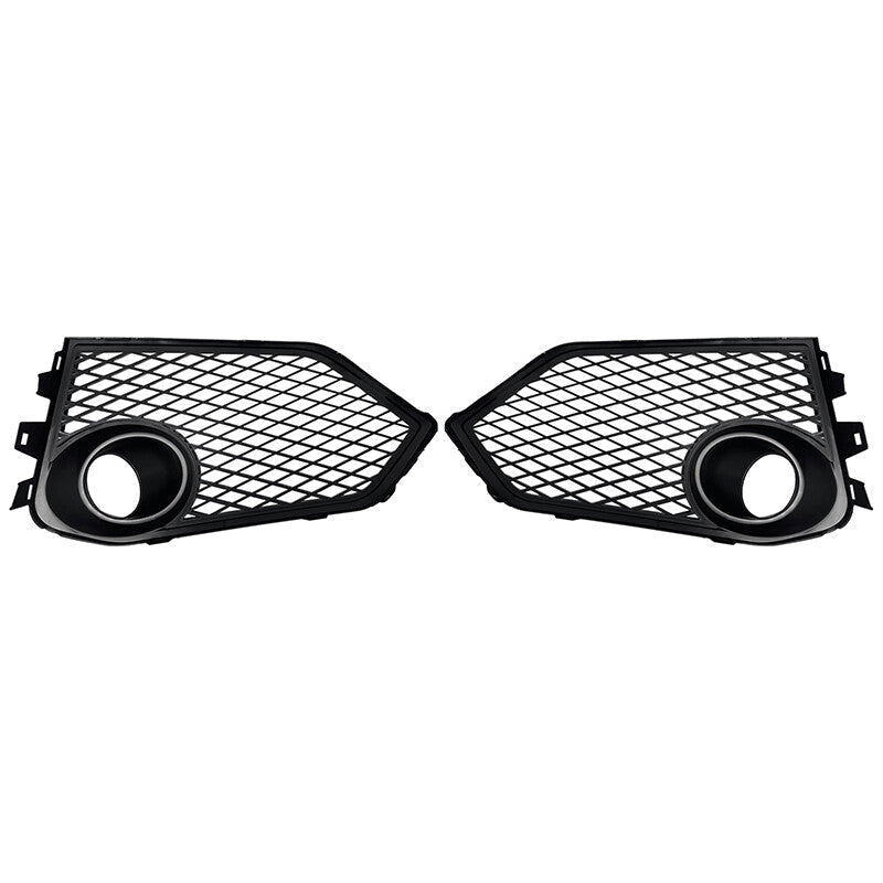 Fit 2017-2021 Honda Civic Type R Fog Light Lamp Covers+LED Fog Lights Lamps