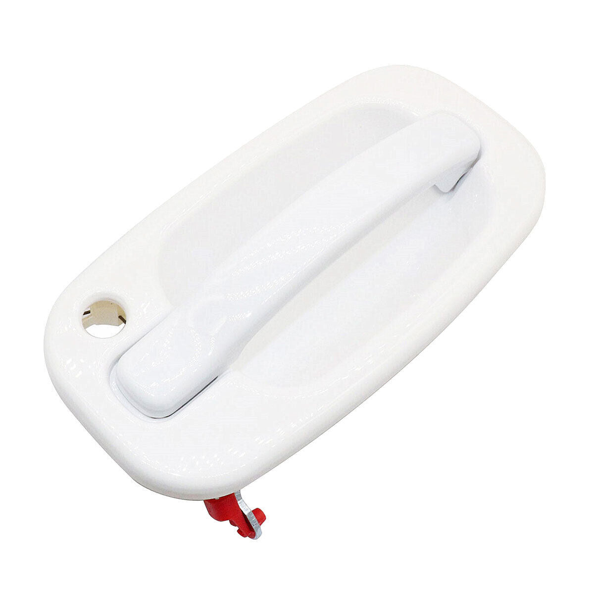 Front Driver Side Olympic White Door Handle For 1999-2007 Silverado Sierra New