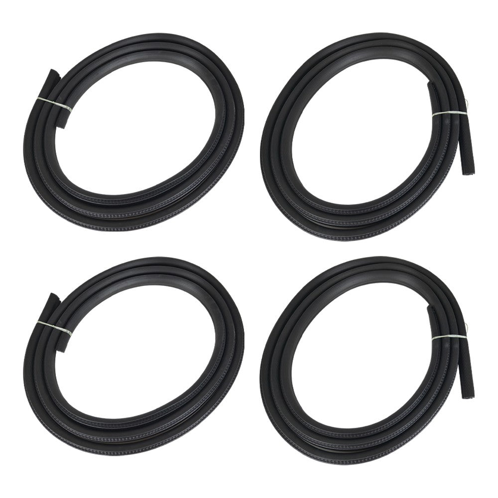 4pcs Left Right Front Rear Door Weatherstrip Seal 2000 2002 for Toyota 4Runner