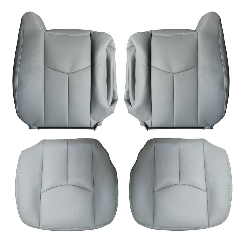 For 2003 2004 -2006 Chevy Tahoe Suburban Driver & Passenger Leather Seat Cover