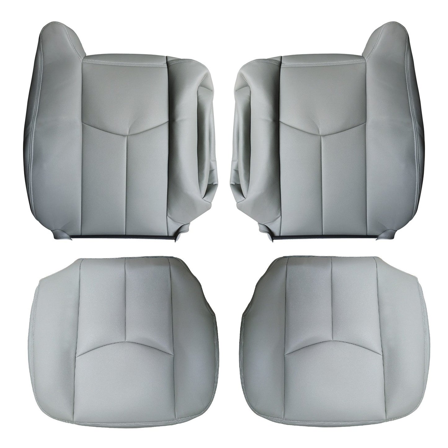 For 2003 2004 -2006 Chevy Tahoe Suburban Driver & Passenger Leather Seat Cover