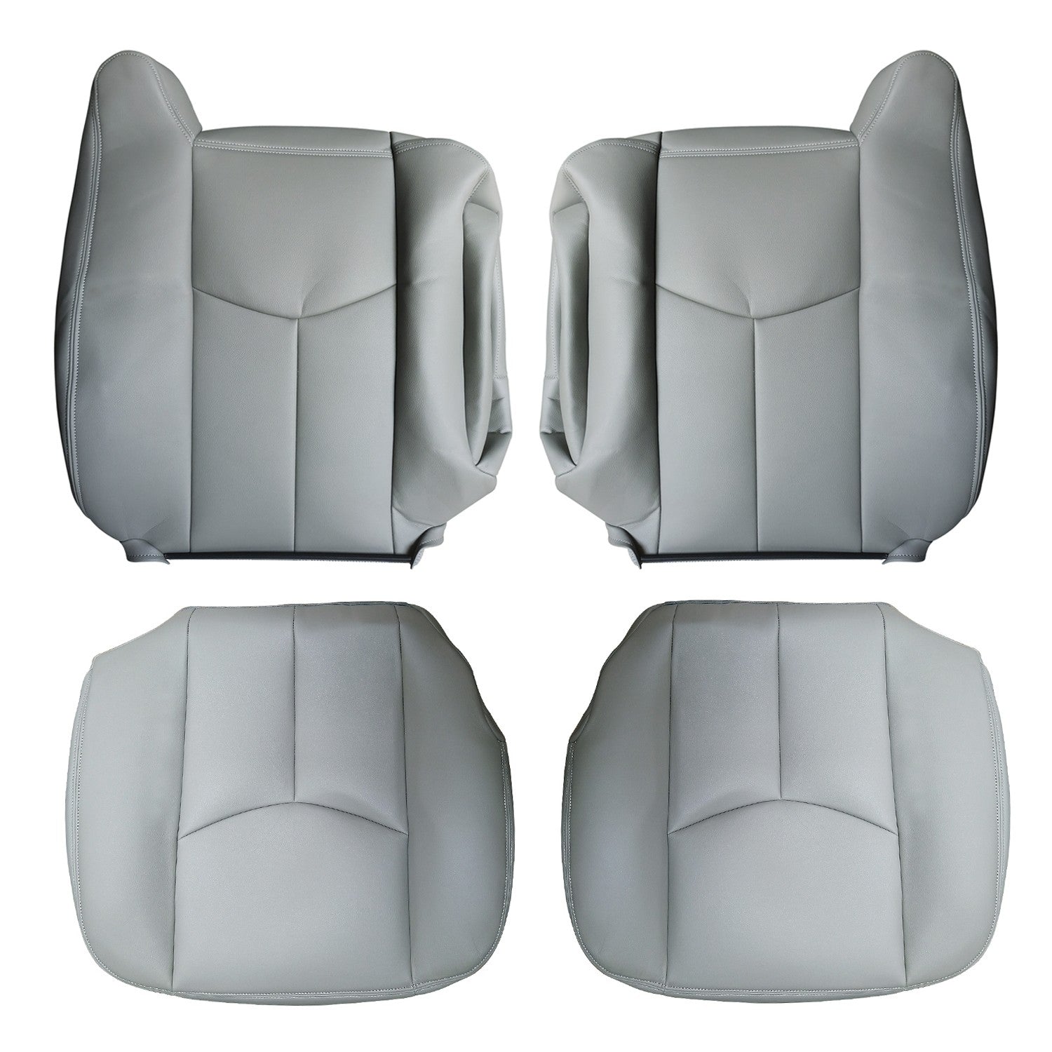 For 2003 2004 -2006 Chevy Tahoe Suburban Driver & Passenger Leather Seat Cover