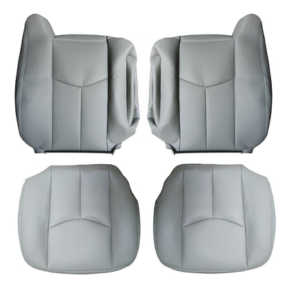 For 2003 2004 -2006 Chevy Tahoe Suburban Driver & Passenger Leather Seat Cover