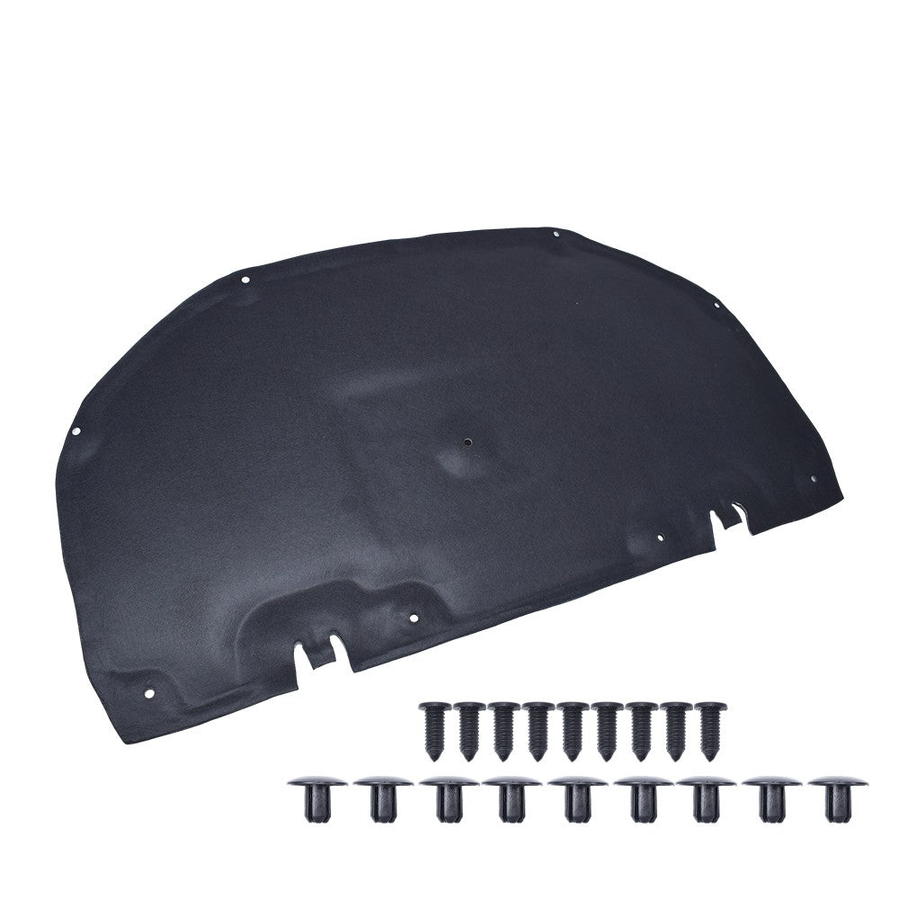 For Toyota Camry 2018-2022 Cotton Hood Engine Sound Heat Insulation Pad Black