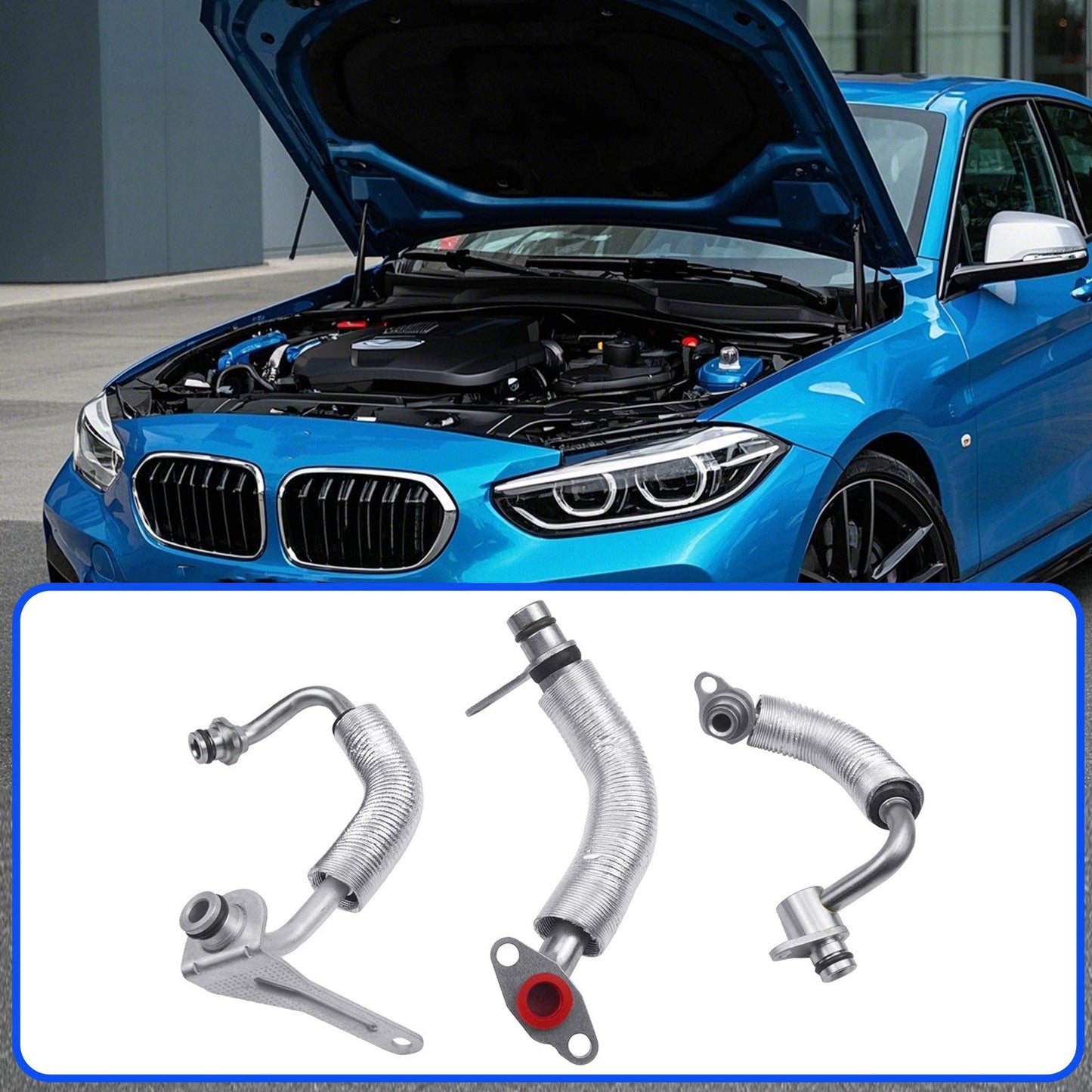 Turbocharger Coolant Line Kit For BMW F10 22 20 30 X1 3 4 5 Z4 N20 N26 2010-2018