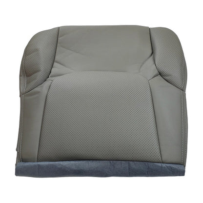 For 2005-2021 Nissan Frontier Driver Bottom Perforated Leather Seat Cover Gray