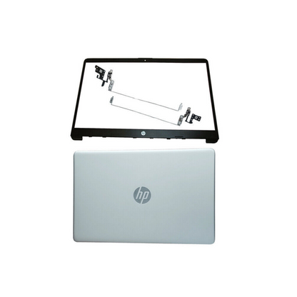 New For HP 15-DW 15-dw1083wm Top Back Cover & Bezel Hinges Silver L52012-001 US
