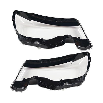 A Pair LEFT+RIGHT Headlight Headlamp Lens Cover For Jeep Grand Cherokee 2014-19