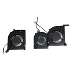 For MSI GS66 WS66 Stealth 10SD 10SE 10SF 10SFS 10SGS MS-16V1 CPU+GPU Cooling Fan