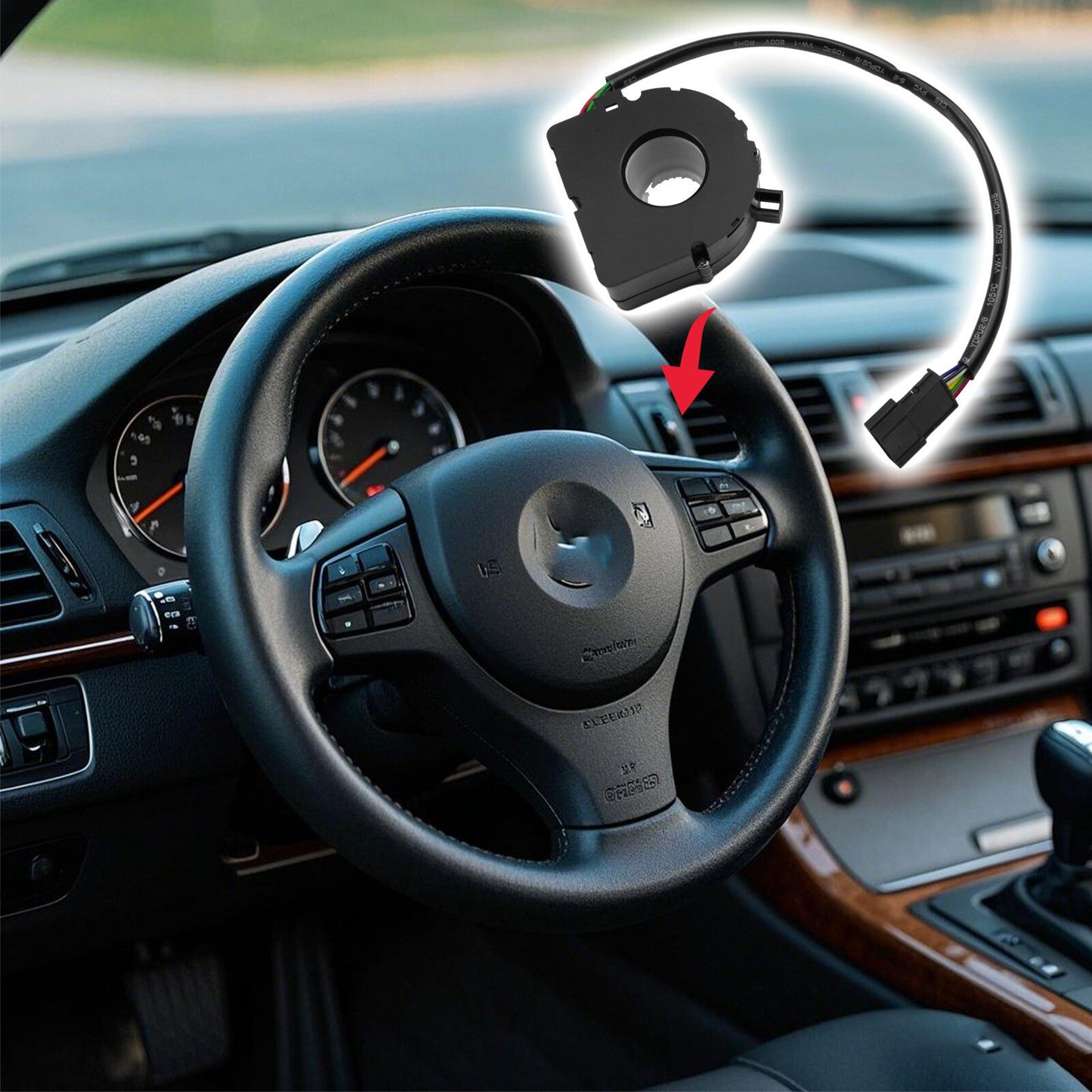 Steering Angle Sensor for BMW E46 E39 E53 X5 E38 Z3 E83 3 5 7 Series for Mini