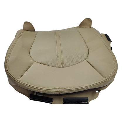 2008 to 2013 For Cadillac CTS Front Driver Top & Bottom Leather Seat Covers Tan
